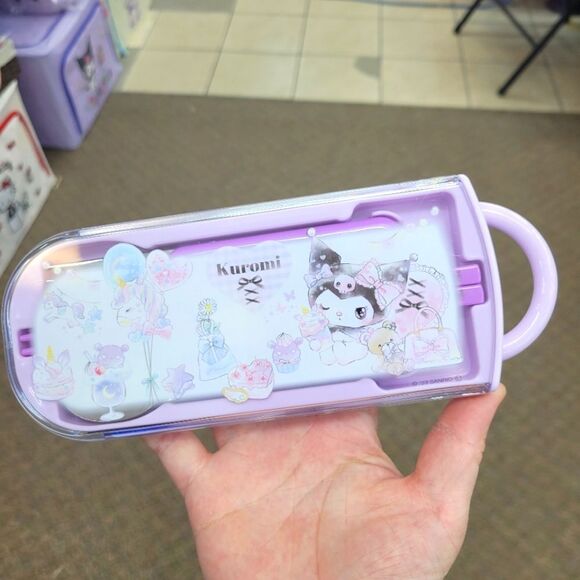 Brand New Japan Sanrio Kuromi Tableware Set Stainless Steel - Picture 1 of 11